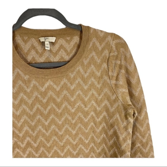 Joie tan cashmere blend sweater women’s M - Picture 7 of 8